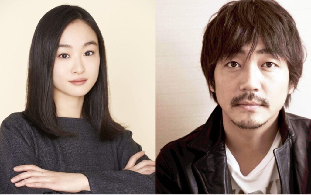 大森南朋さんと妻の小野ゆり子さん