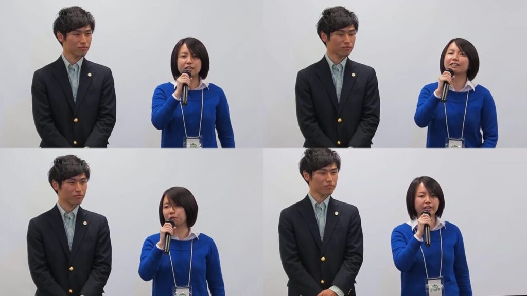 山添拓さんと大田朝子さん